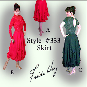 Farida Wong Dancewear  Skirt 333