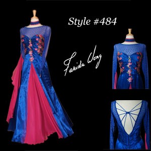 Farida Wong Dancewear – Ballroom Dance Dress 484