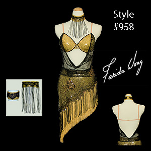 Farida Wong Dancewear – Latin Dance Costume 958